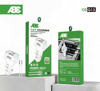 Chargeur Voiture ABC&nbsp;50W